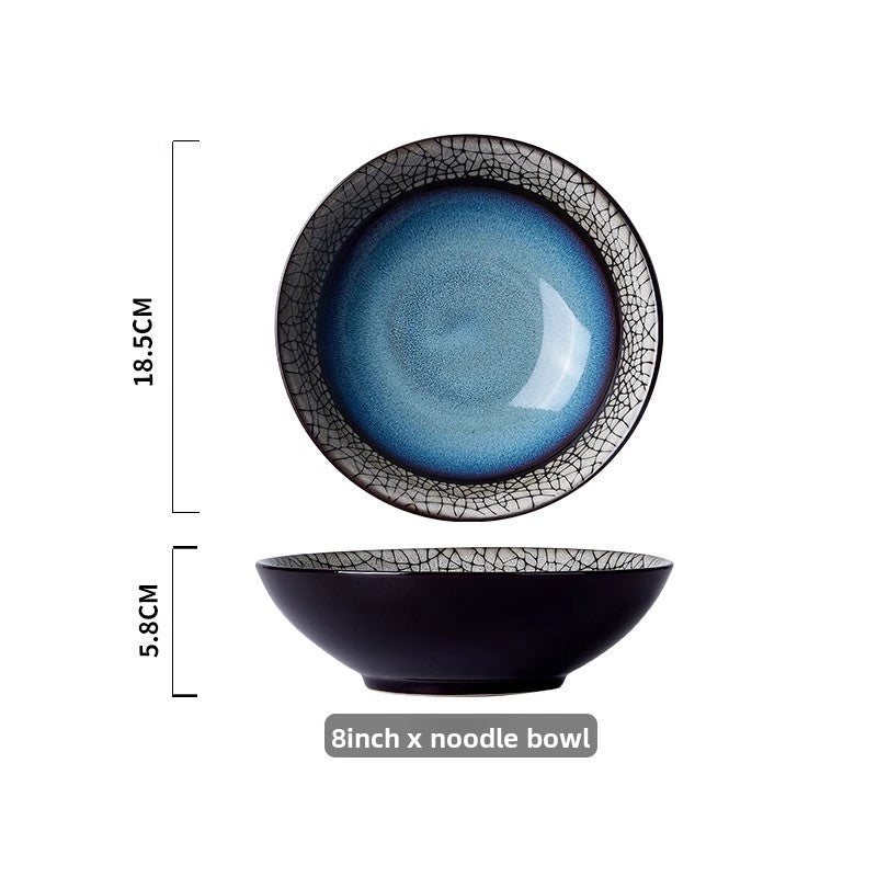 Creative Ceramic Bowl Retro Japanese Household Tableware