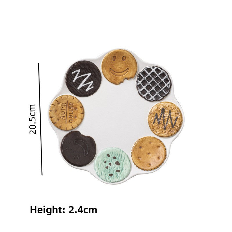 Creative Ceramic Dessert Cup and Plate Set