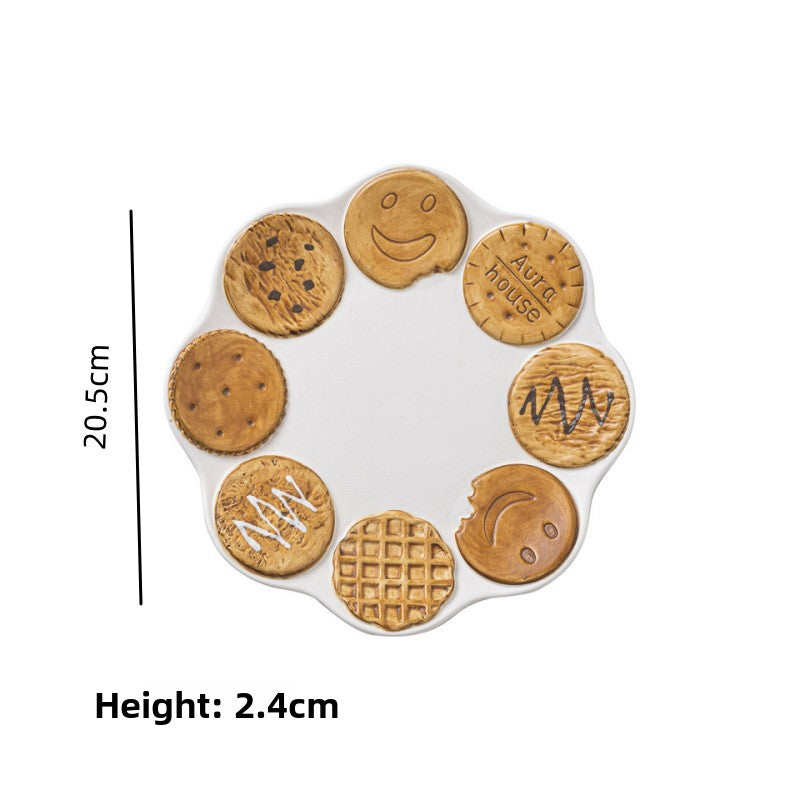 Creative Ceramic Dessert Cup and Plate Set
