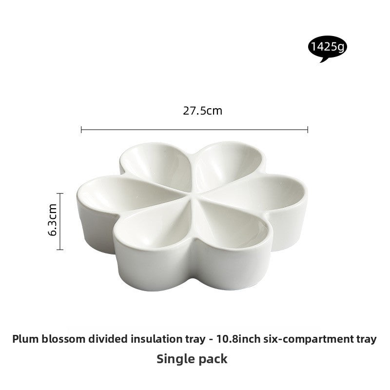 Creative Ceramic Insulated Platter