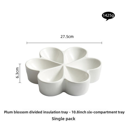 Creative Ceramic Insulated Platter