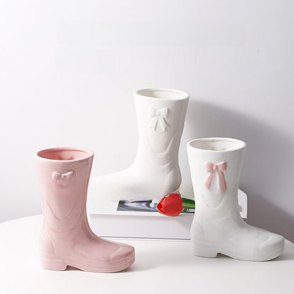 Creative Ceramic Shoe Vase