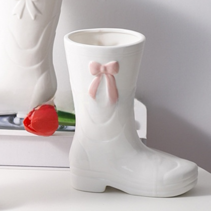 Creative Ceramic Shoe Vase