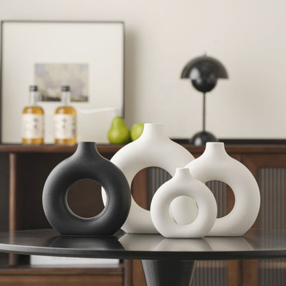 Creative Ceramic Vase Circle Vase