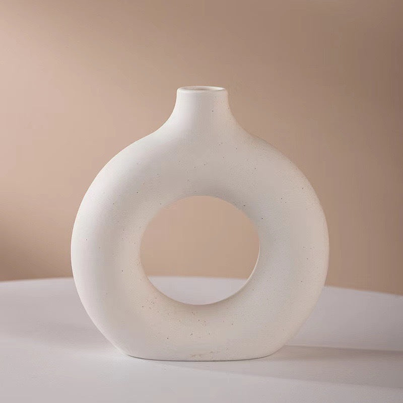 Creative Ceramic Vase Circle Vase