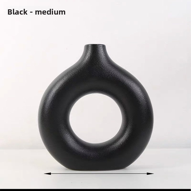 Creative Ceramic Vase Circle Vase