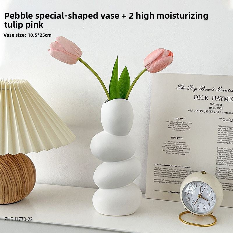 Creative ceramic vase ins style