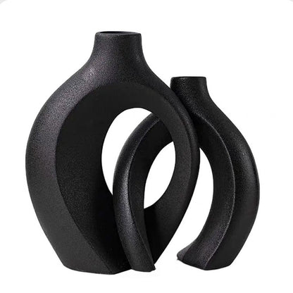 Creative ceramic vase ornaments
