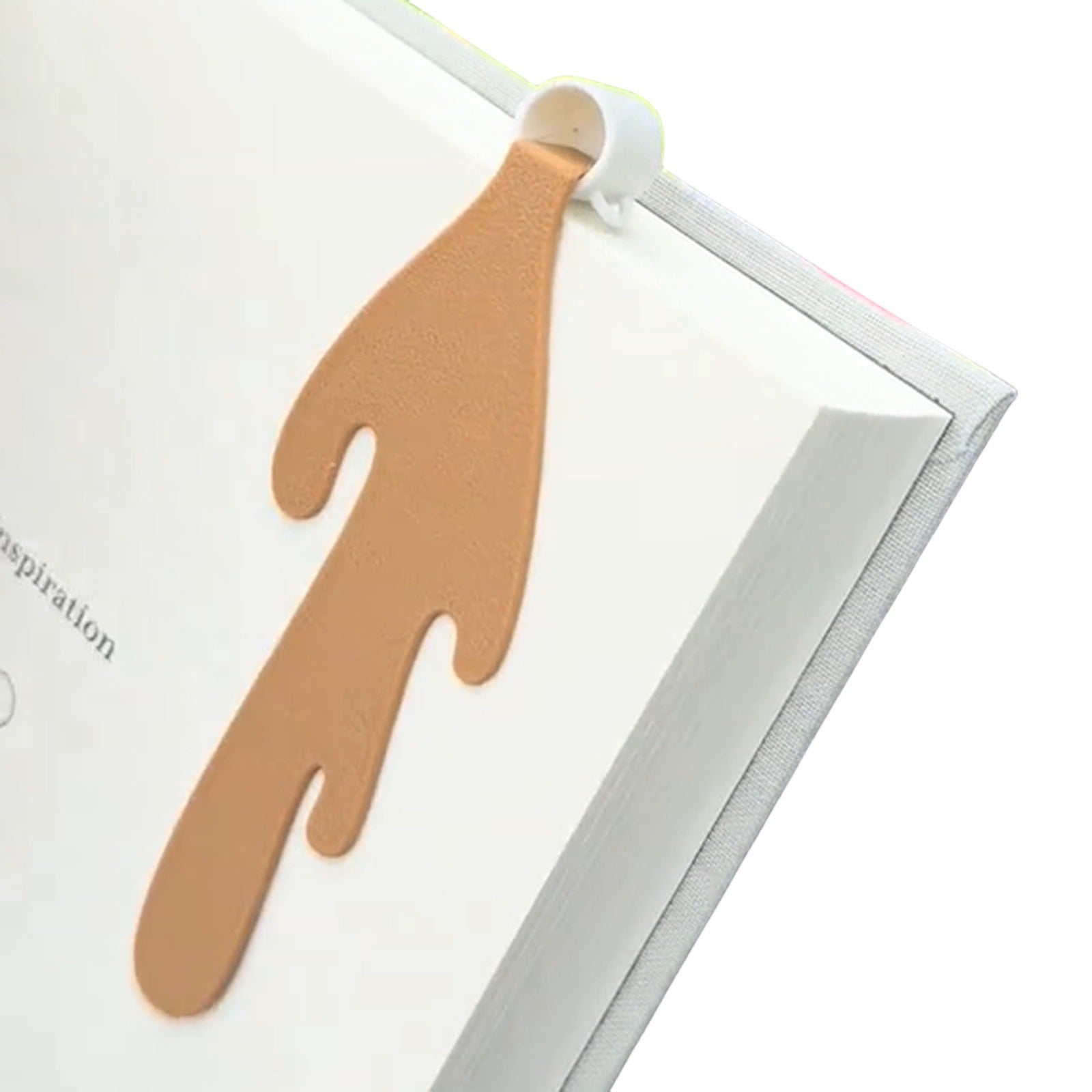 creative coffee bookmark spilled coffee