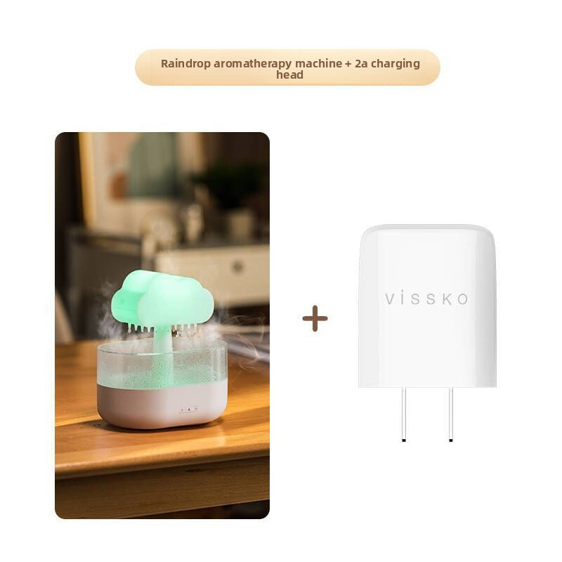 Creative Colorful Light Raindrop Aromatherapy Diffuser