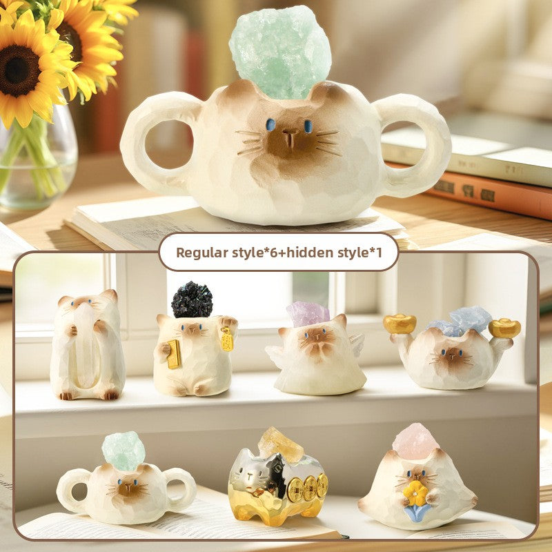 Creative Cute Pet Cat Statuette