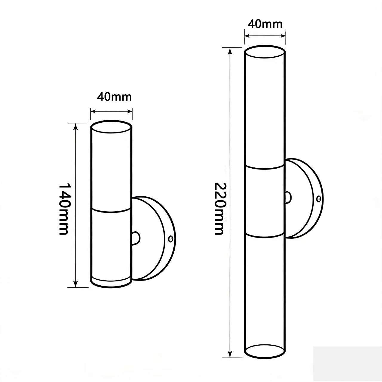 Creative Cylindrical Wall Lamp