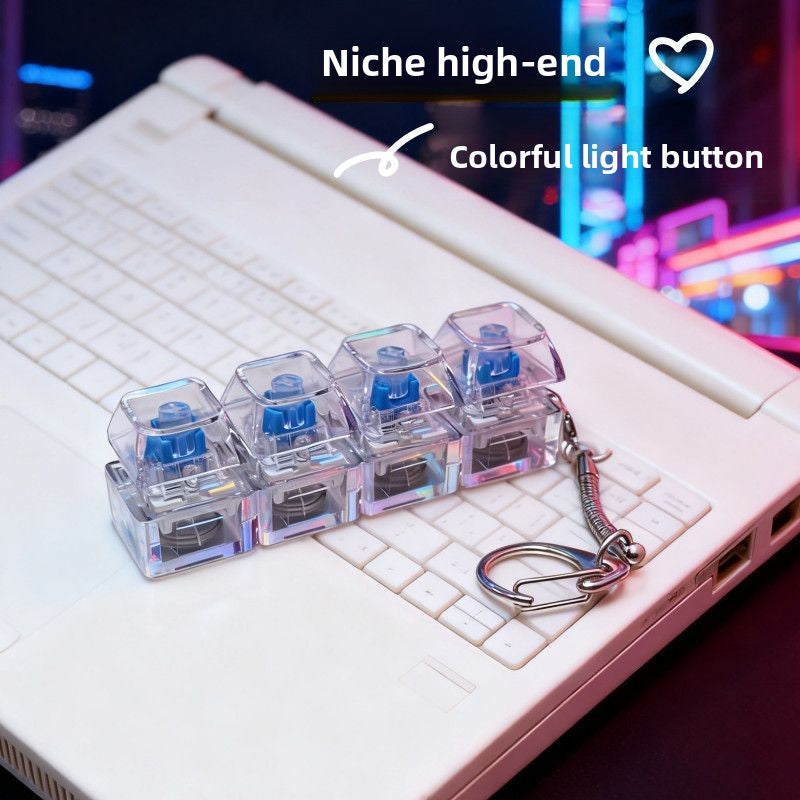 Creative decompression key keychain