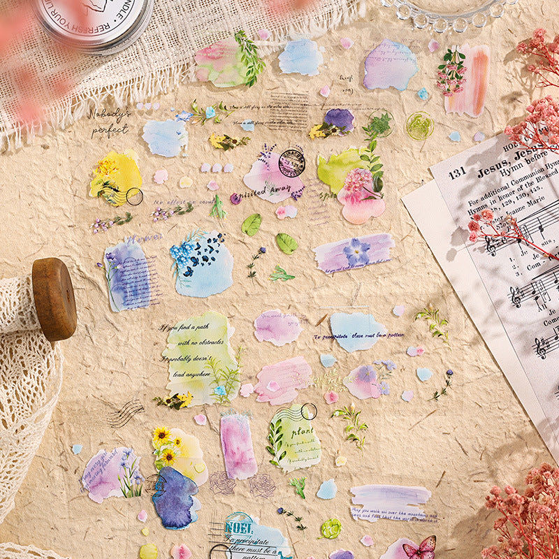 Creative Die-cut PET Stickers for Journal Decoration