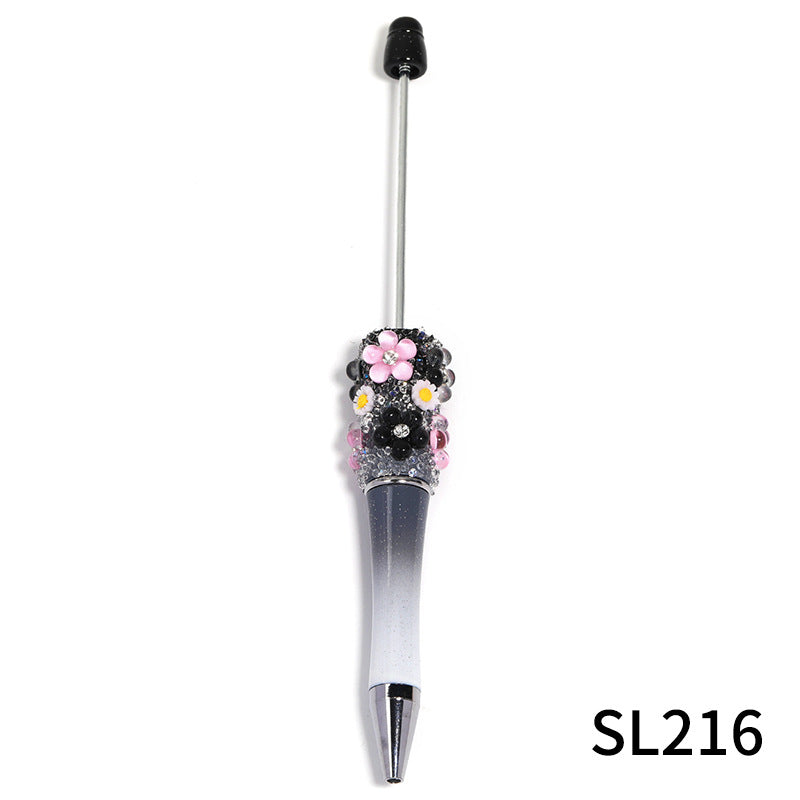 Creative DIY Flower Beaded Ballpoint Pen