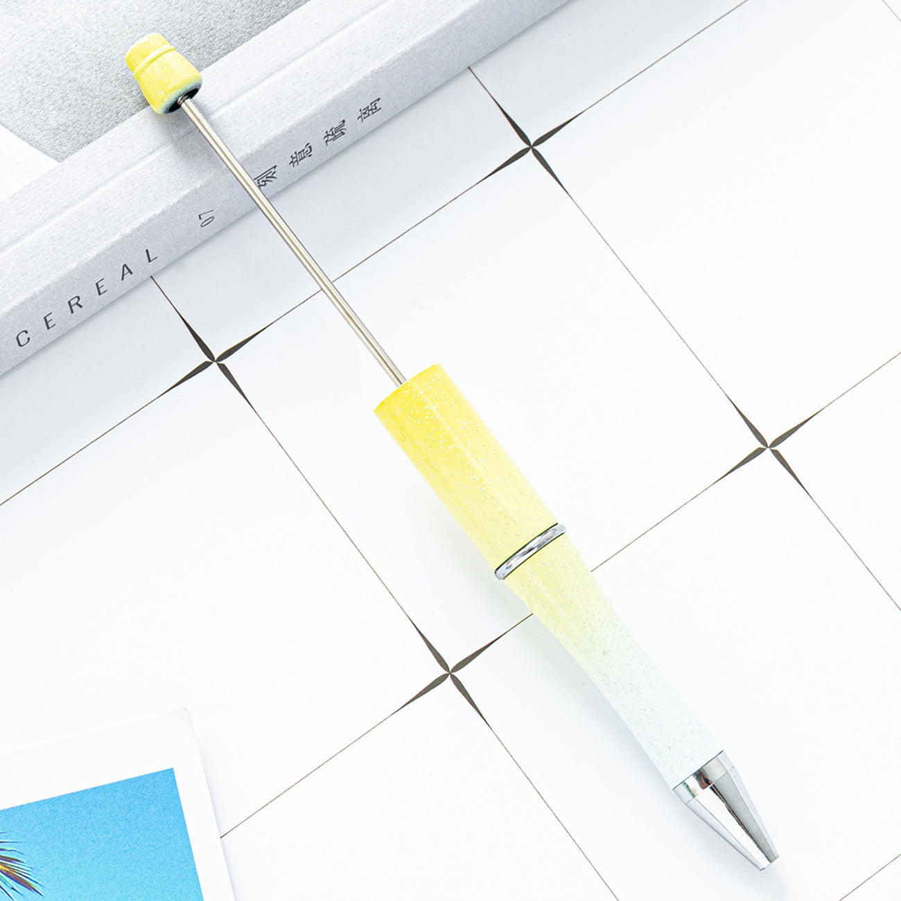 Creative DIY Plastic Beaded Pen