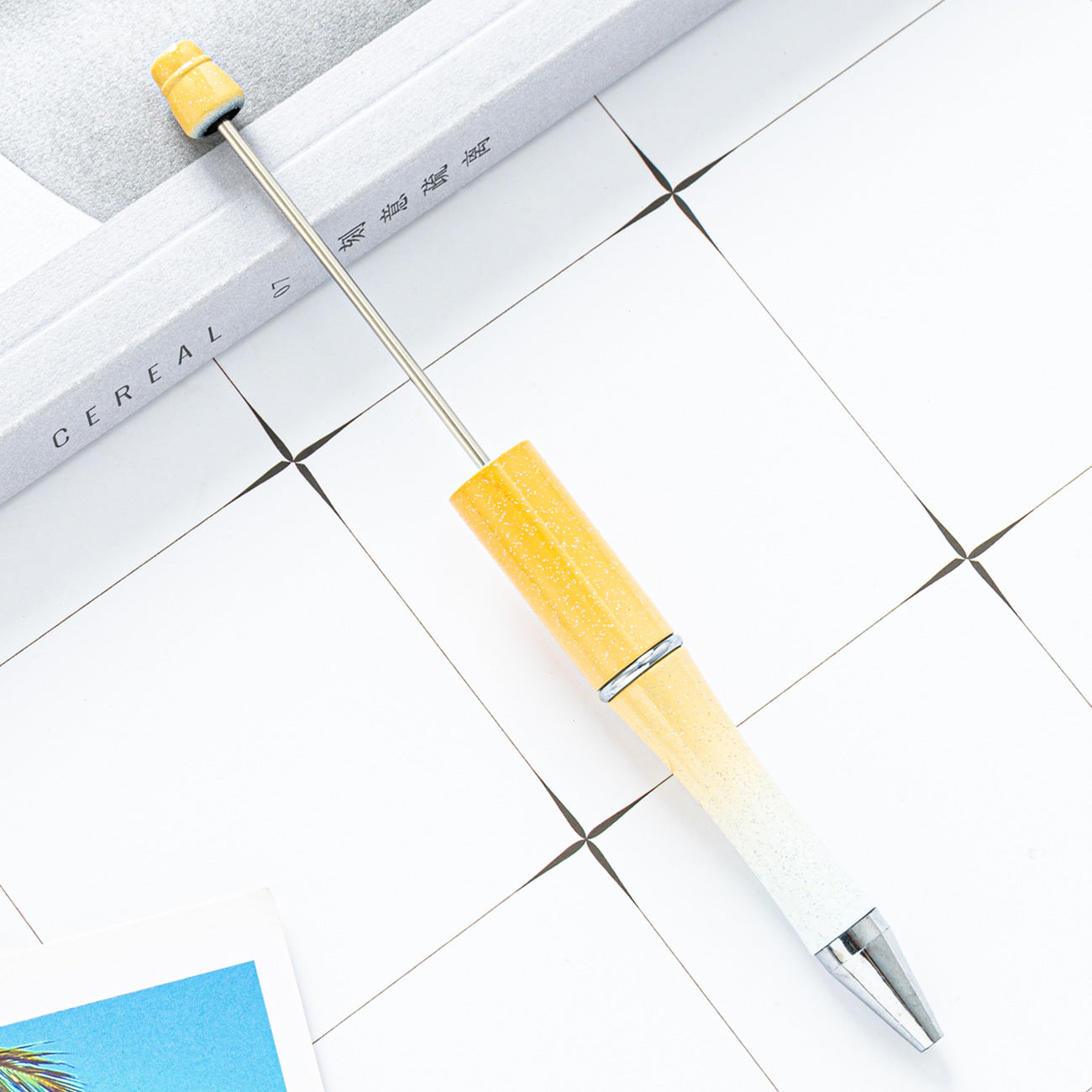Creative DIY Plastic Beaded Pen