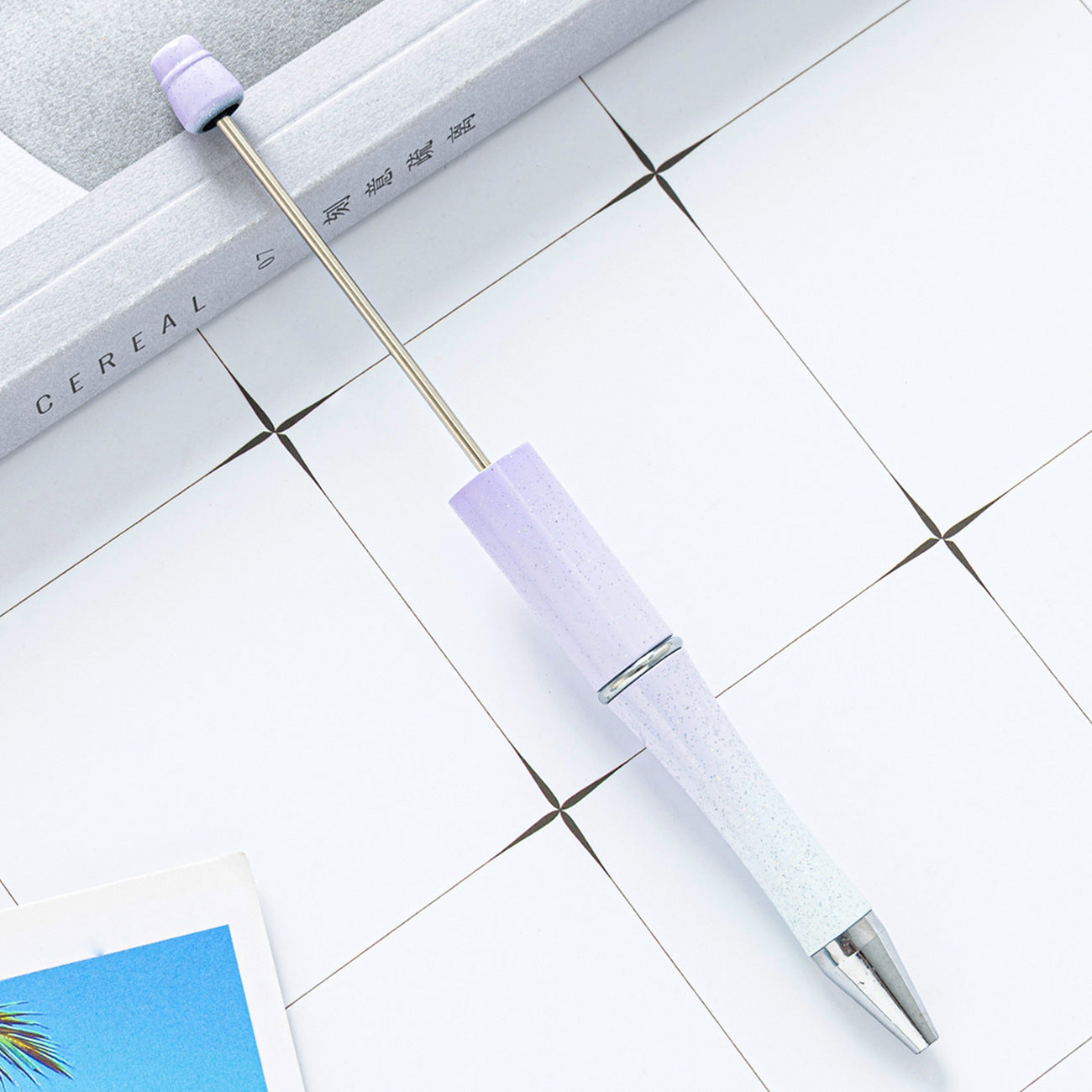 Creative DIY Plastic Beaded Pen