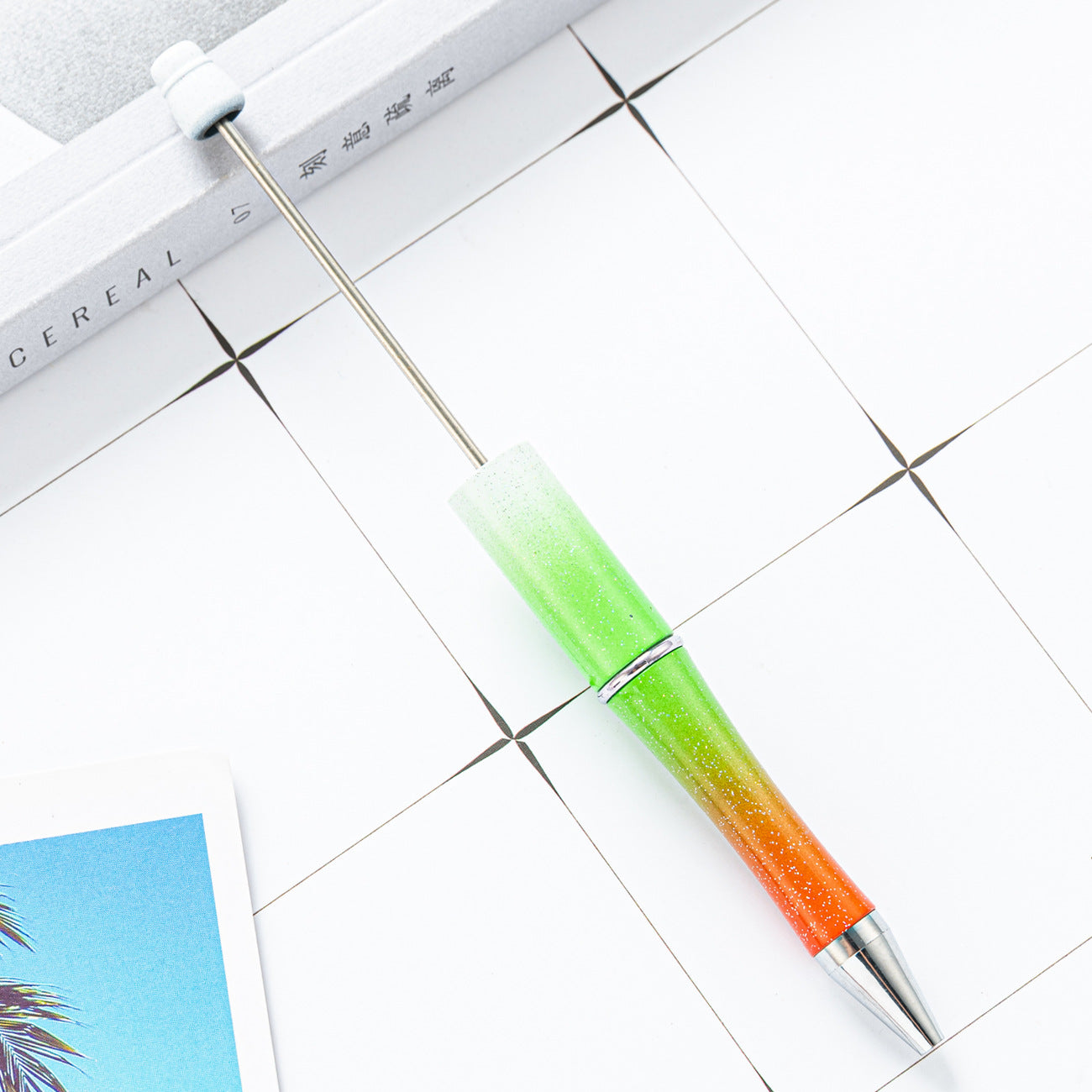 Creative DIY Plastic Beaded Pen