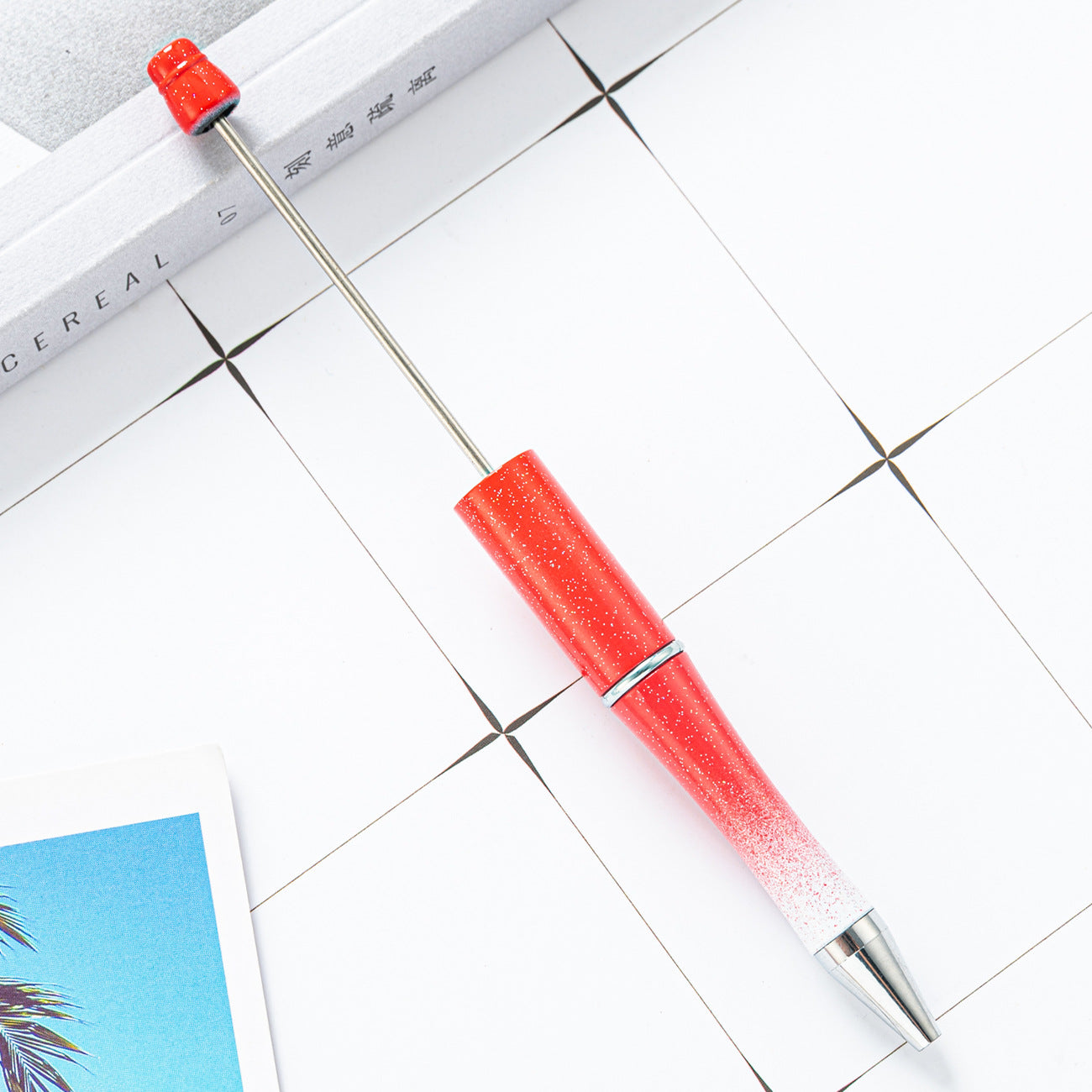 Creative DIY Plastic Beaded Pen
