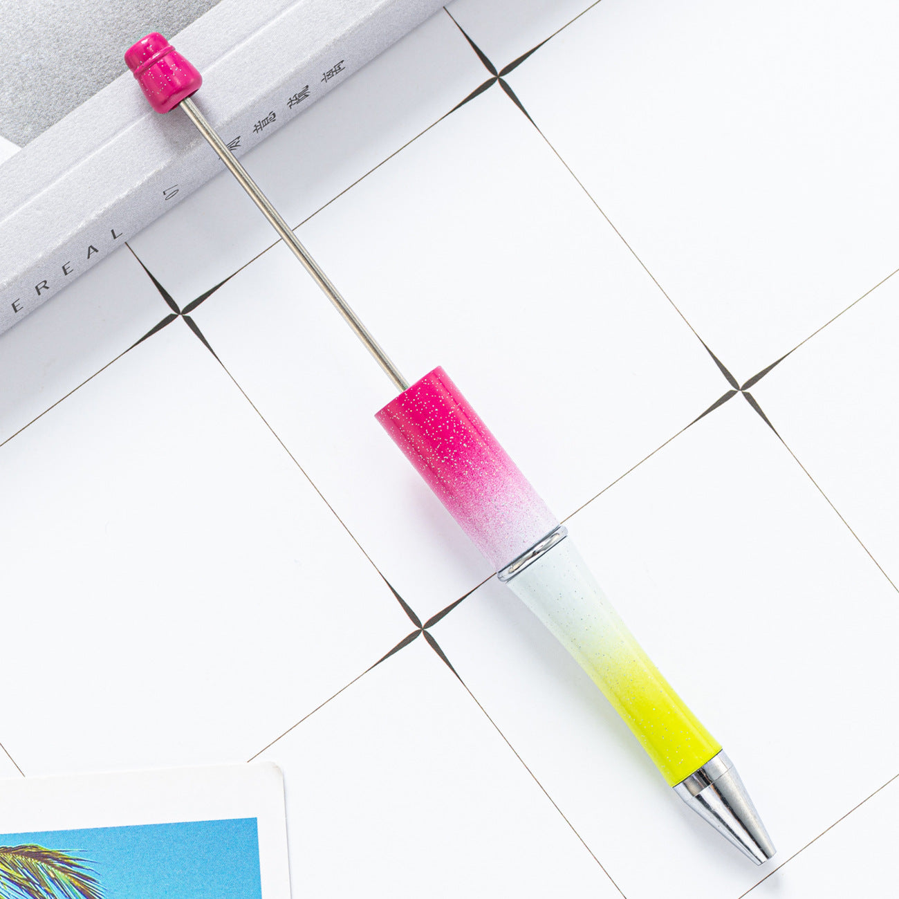 Creative DIY Plastic Beaded Pen