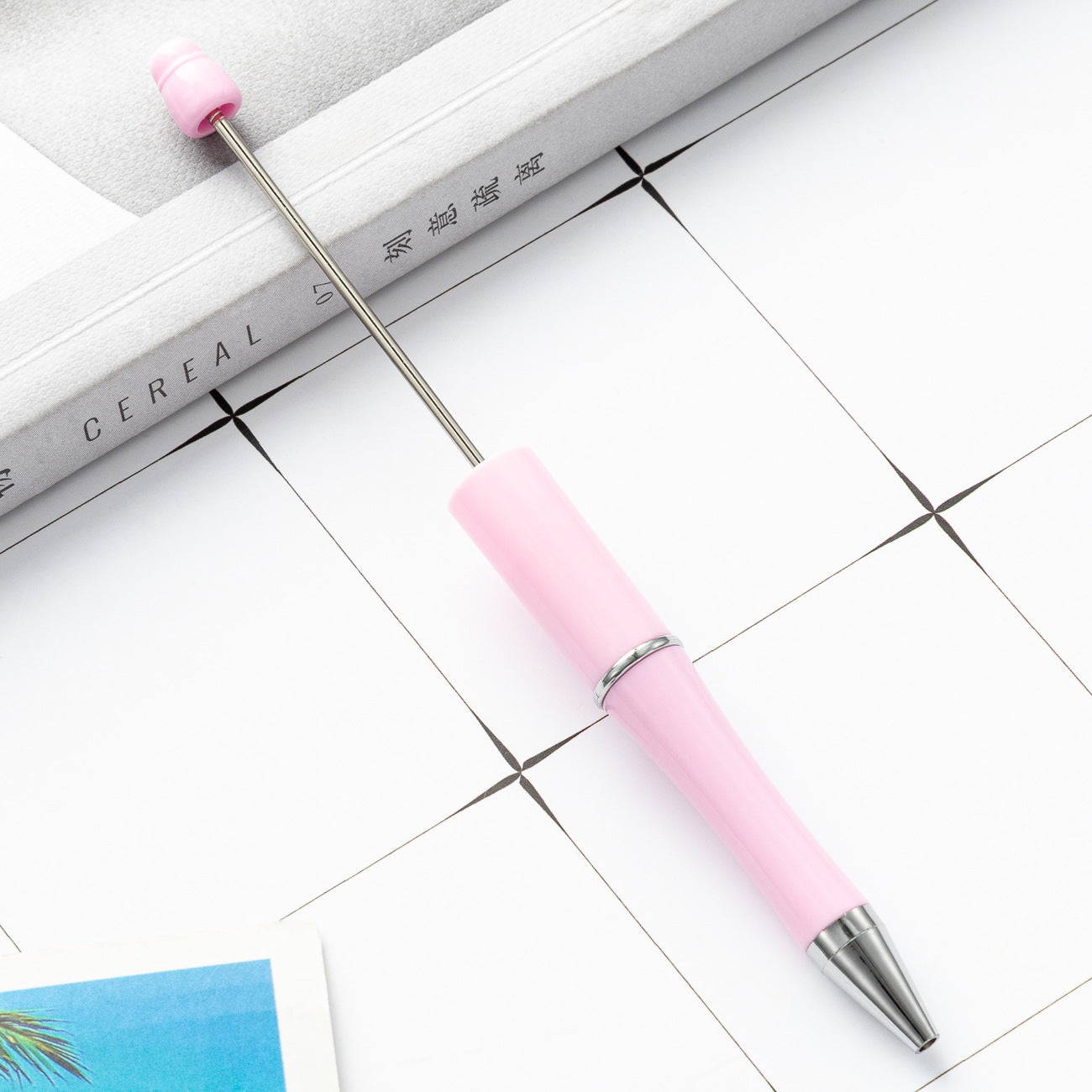 Creative DIY Plastic Beaded Pen