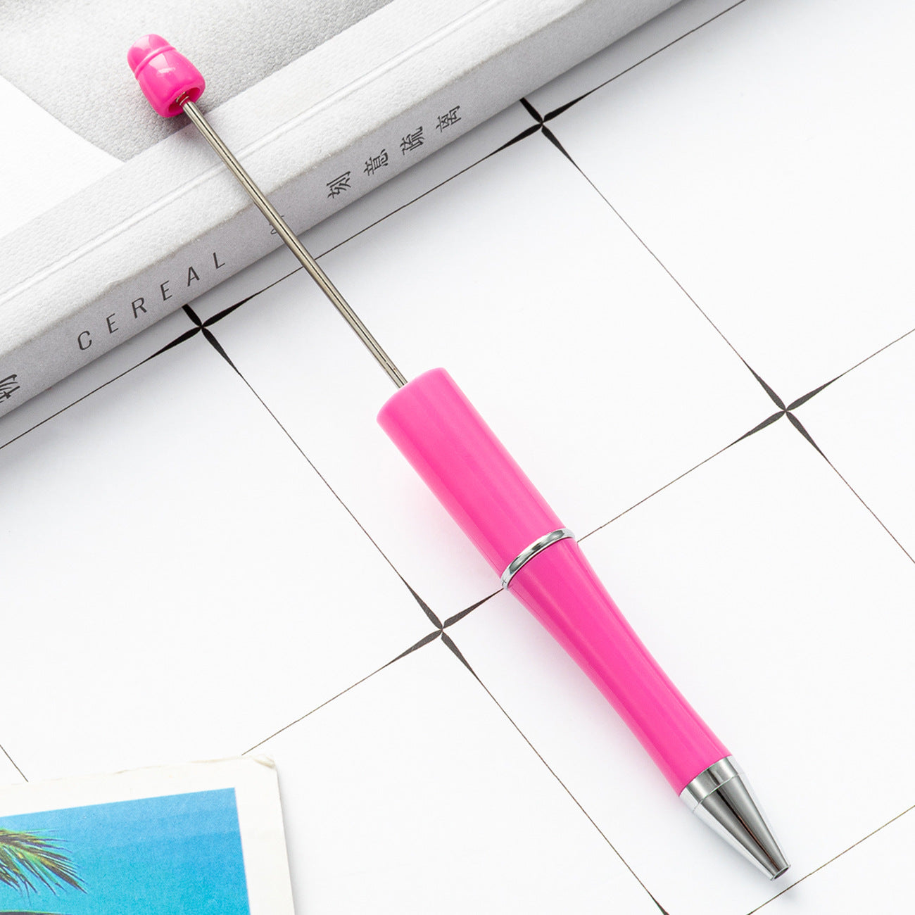 Creative DIY Plastic Beaded Pen