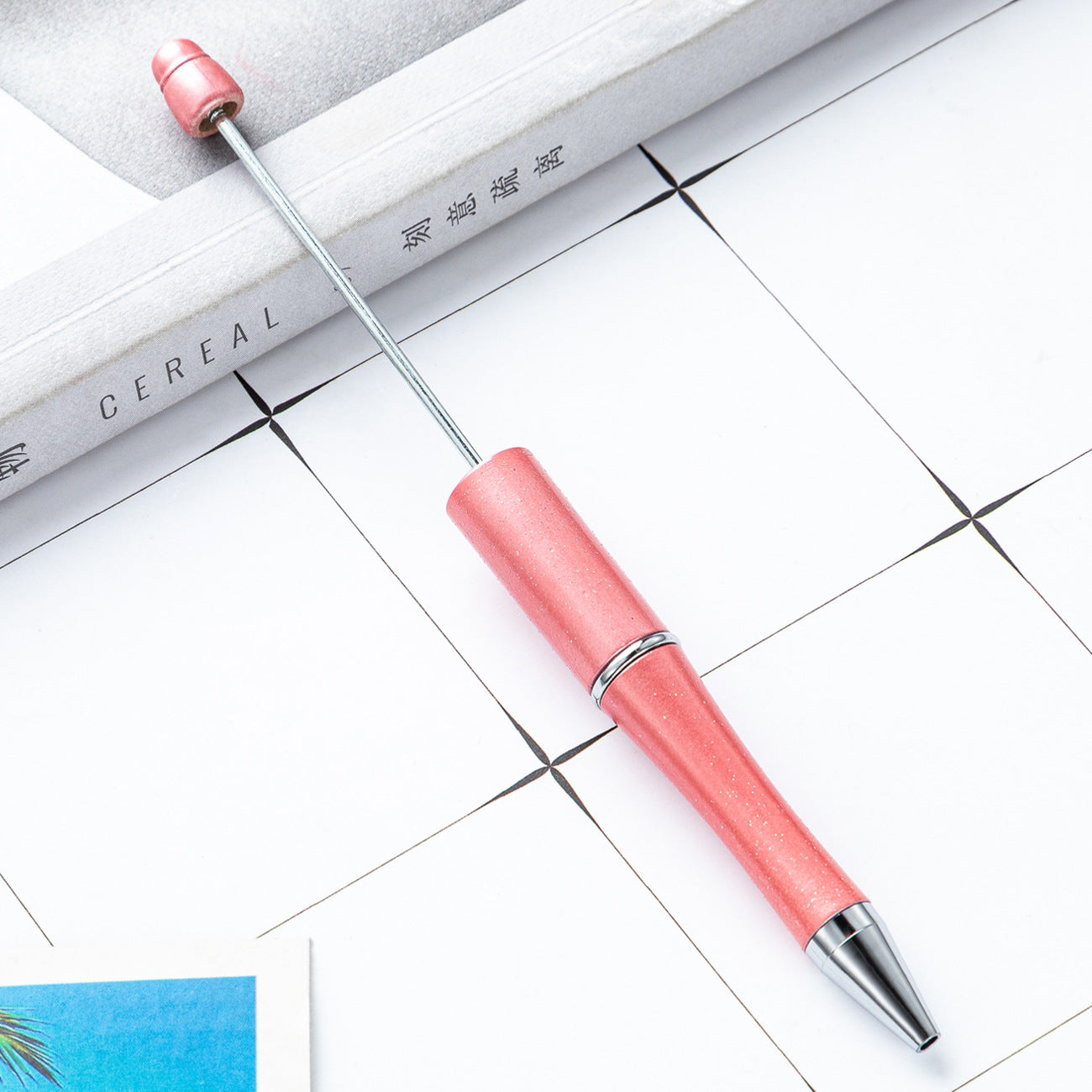 Creative DIY Plastic Beaded Pen
