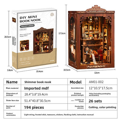 Creative DIY Wooden Miniature House Model