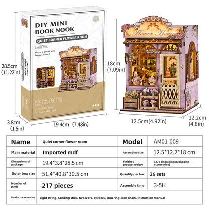 Creative DIY Wooden Miniature House Model