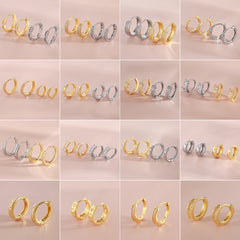 1.2cm real gold plated irregular et02-1