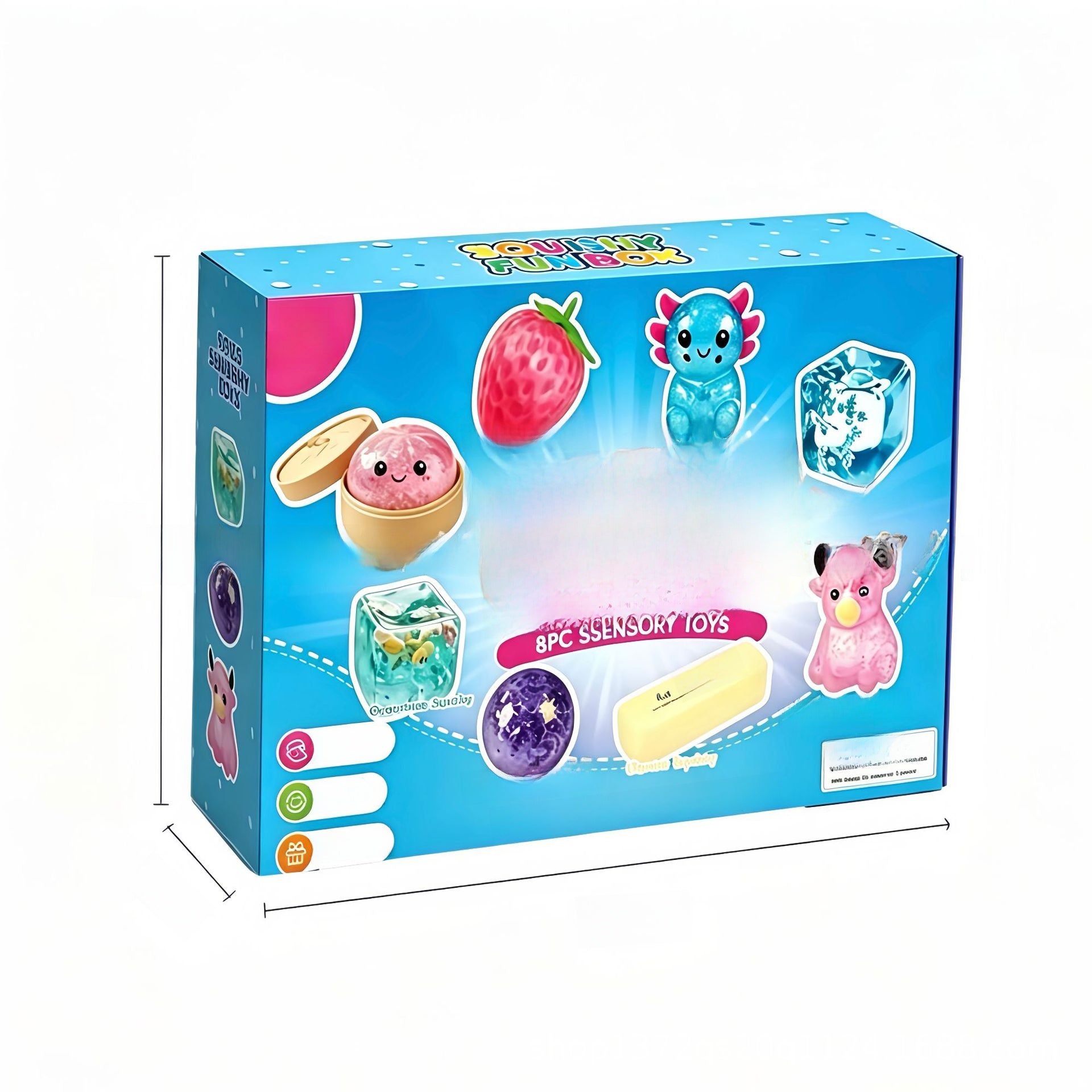 Creative Egg Squeeze Stress Relief Toy Set