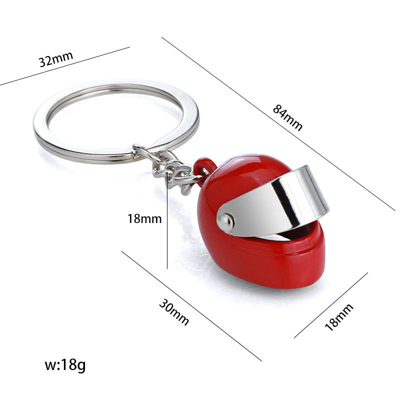 Creative Fire Helmet Keychain Pendant