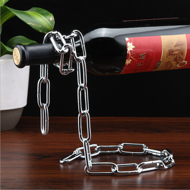 Creative Floating Wine Rack European Retro Decor