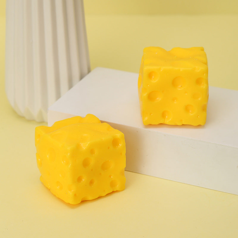 Creative Fluid Cube Cheese Squishy Slow Rebound Stress Relief Toy