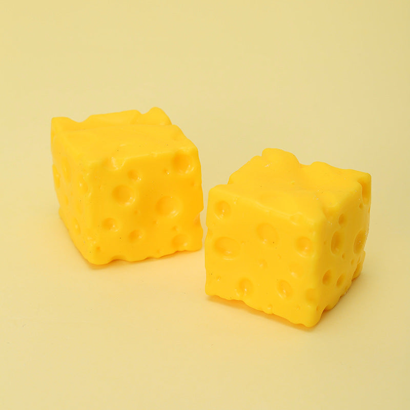 Creative Fluid Cube Cheese Squishy Slow Rebound Stress Relief Toy