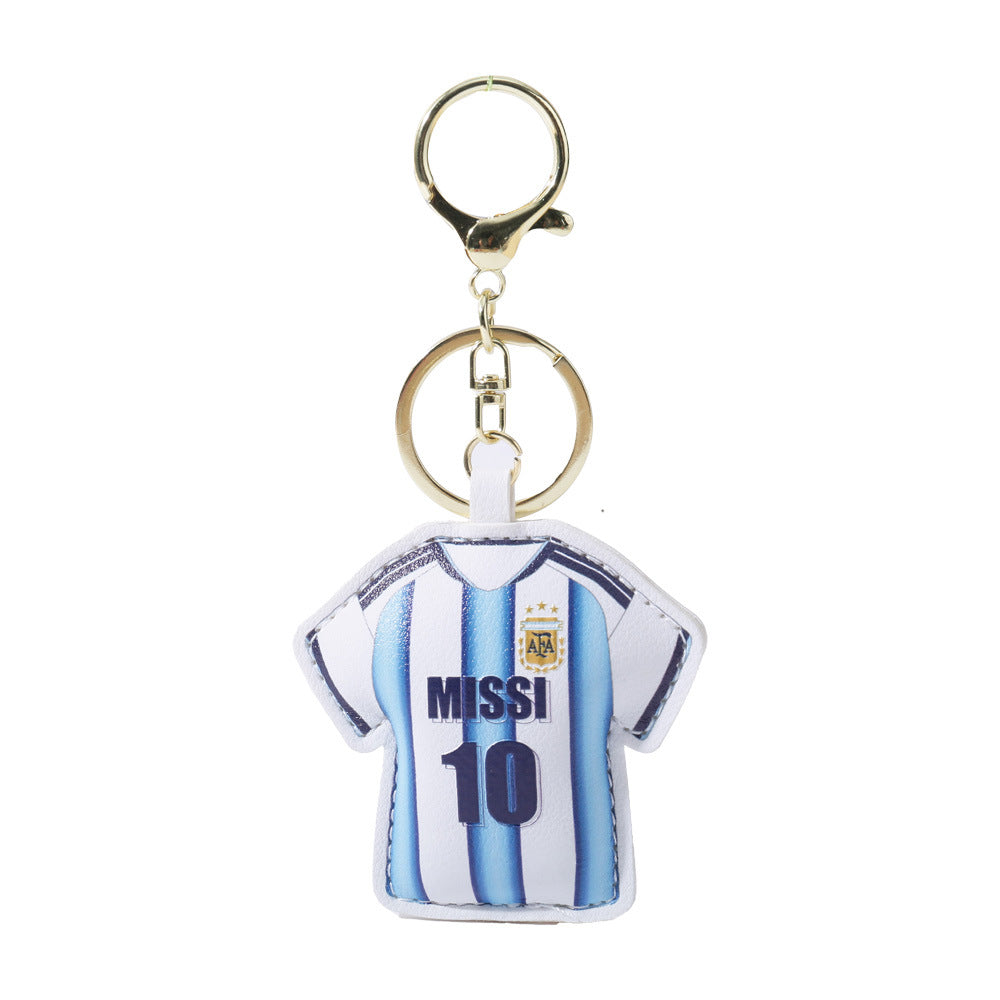 Creative Football Jersey Keychain
