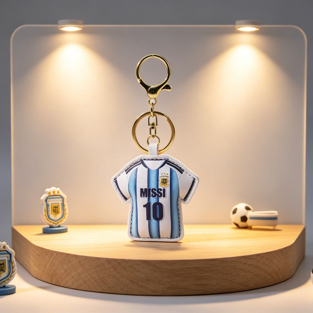 Creative Football Jersey Keychain