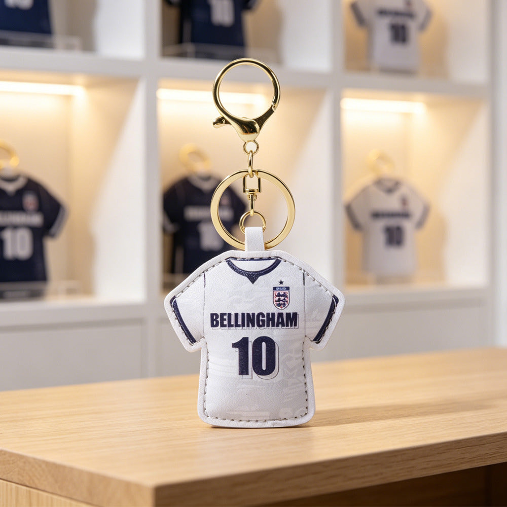 Creative Football Jersey Keychain