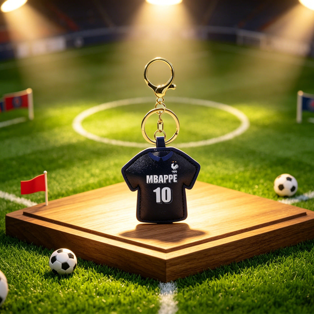 Creative Football Jersey Keychain