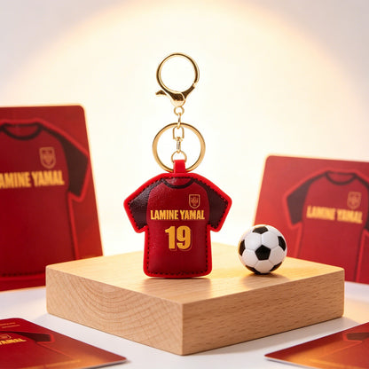 Creative Football Jersey Keychain