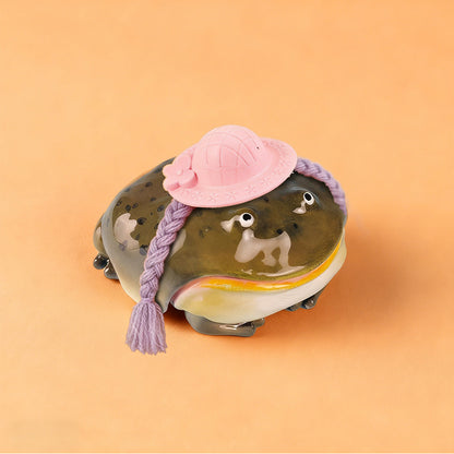 Creative Frog Design Hard Plastic Earphone Case