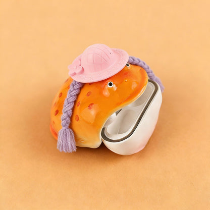 Creative Frog Design Hard Plastic Earphone Case