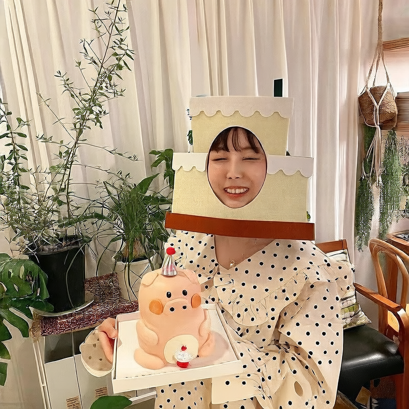creative funny party holiday photo decoration props headband non-woven birthday commemorative decorative mask