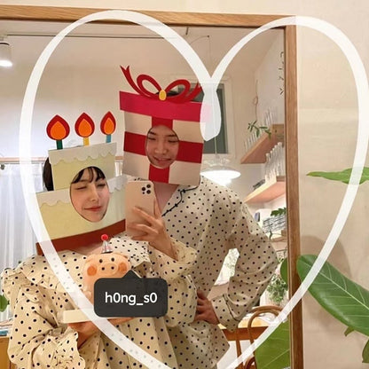 creative funny party holiday photo decoration props headband non-woven birthday commemorative decorative mask