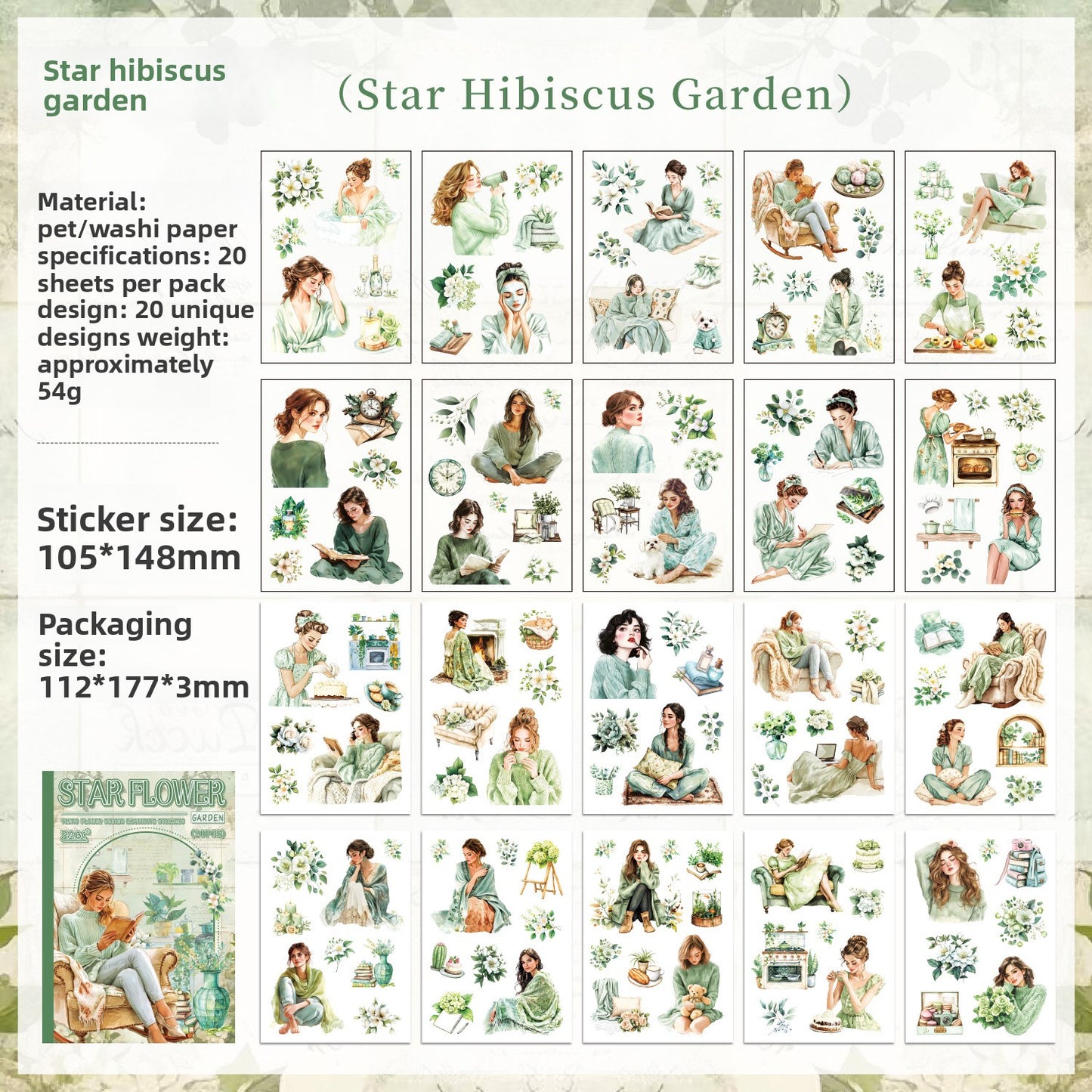 Creative hand account sticker