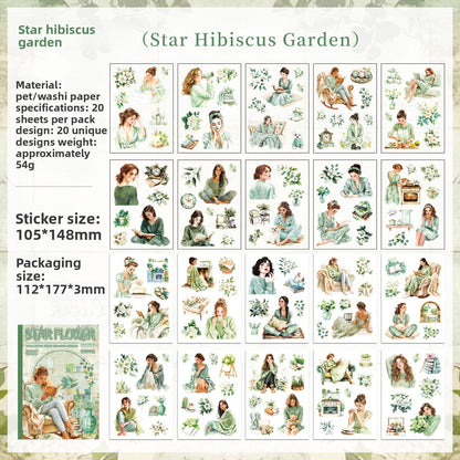 Creative hand account sticker