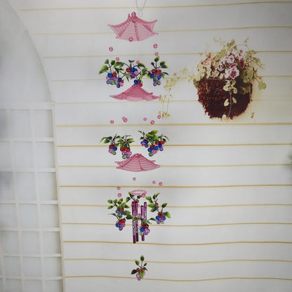 Creative Heart Shaped Glowing Wind Chime Pendant