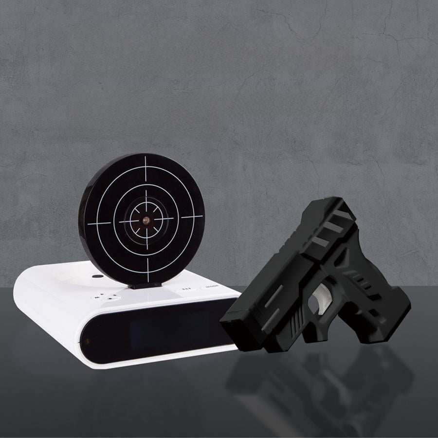 Creative Infrared Target Alarm Clock with LED Display