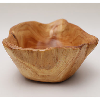 Creative Irregular Solid Wood Fruit Serving Bowl
